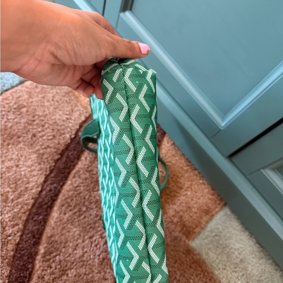 Green Geometric Mini Tote - Picture 4 of 6